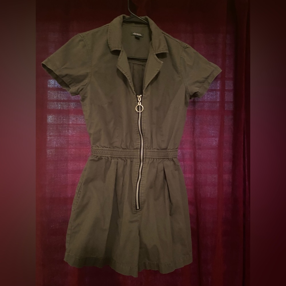 Olive green wild fable romper
